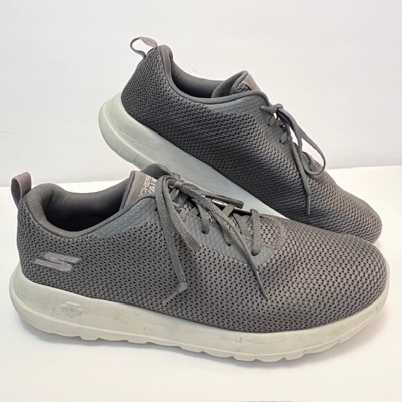 Skechers Men's Go Walk Max-54601 Sneakers, Charcoal, U.S. Size 12 Wide - Picture 8 of 12